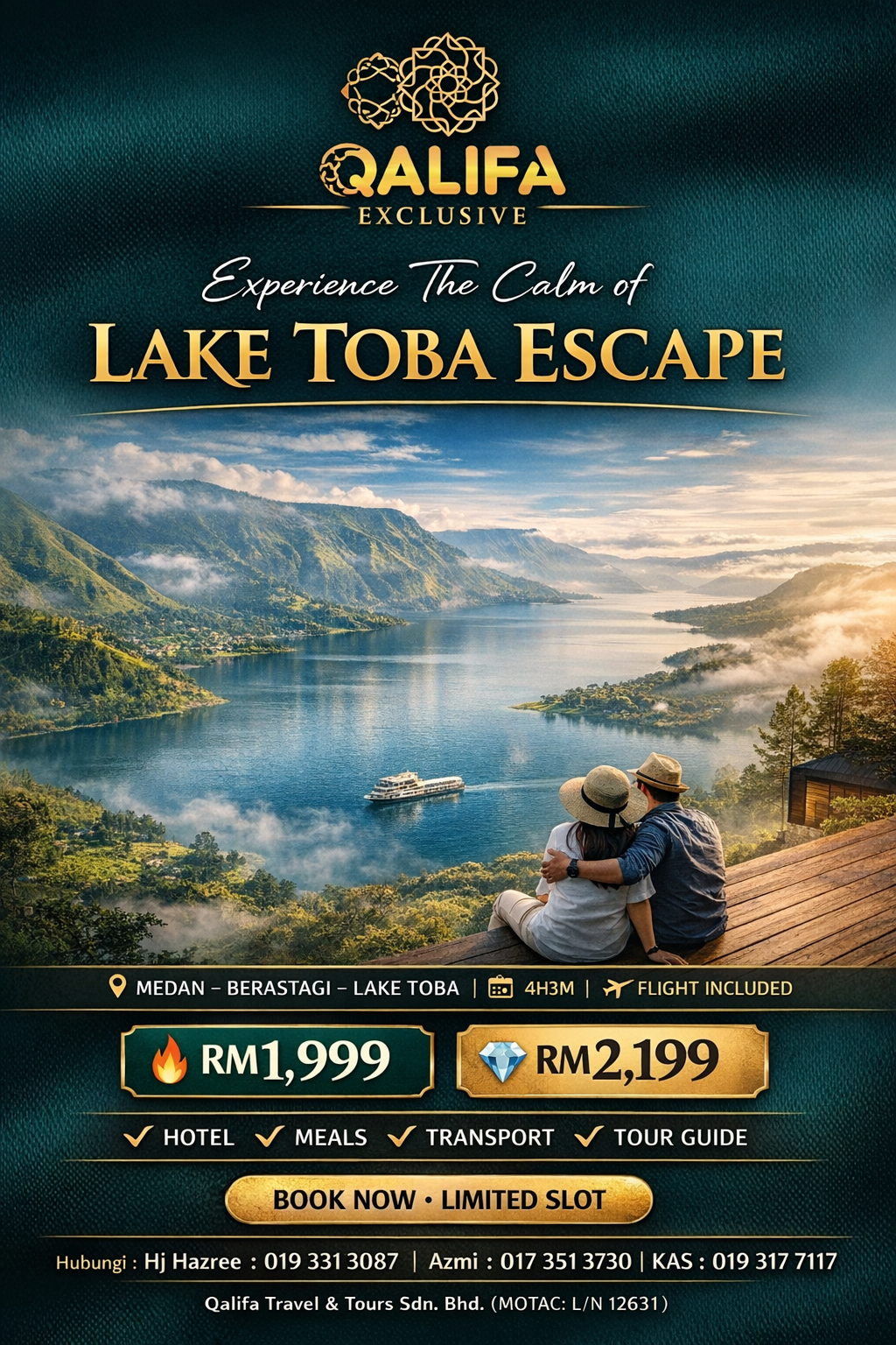 Poster Lake Toba Escape 4H3M