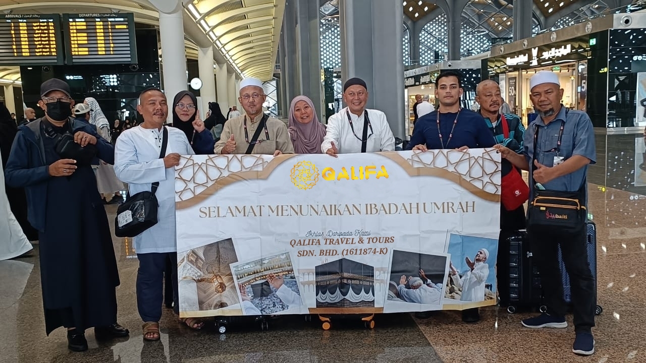 Suasana jemaah umrah bersama pengurusan yang teratur